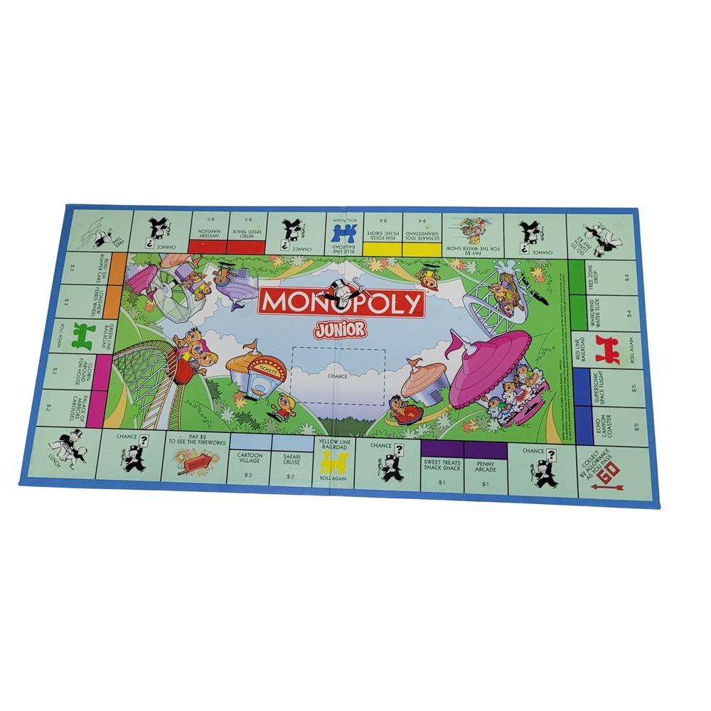 Vintage Monopoly Junior‎ Board Game Replacement Part 2005 Amusement Park Theme